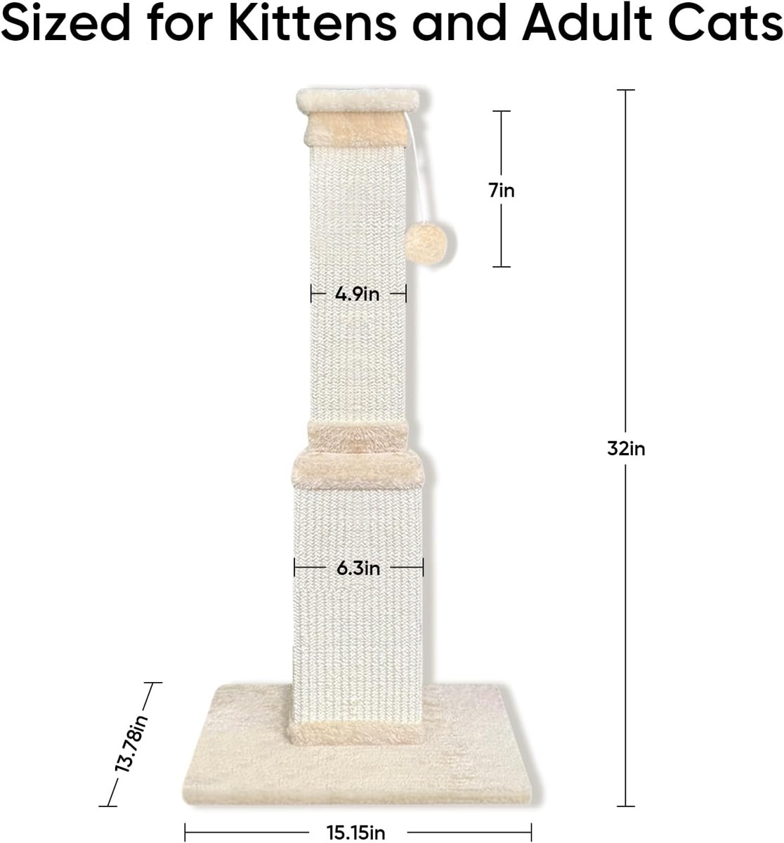 Classic Sisal Post