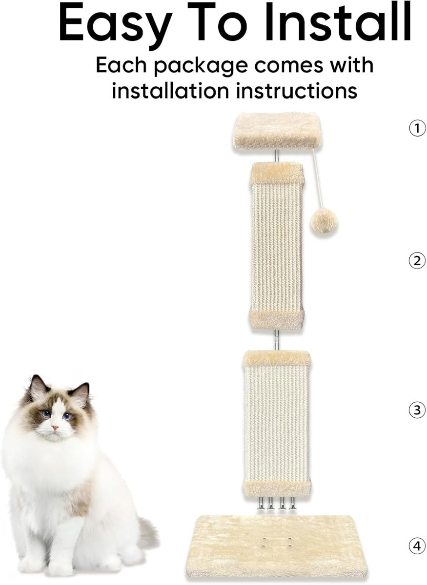 AGYM 32-Inch Sisal Cat Scratching Post — photo 4