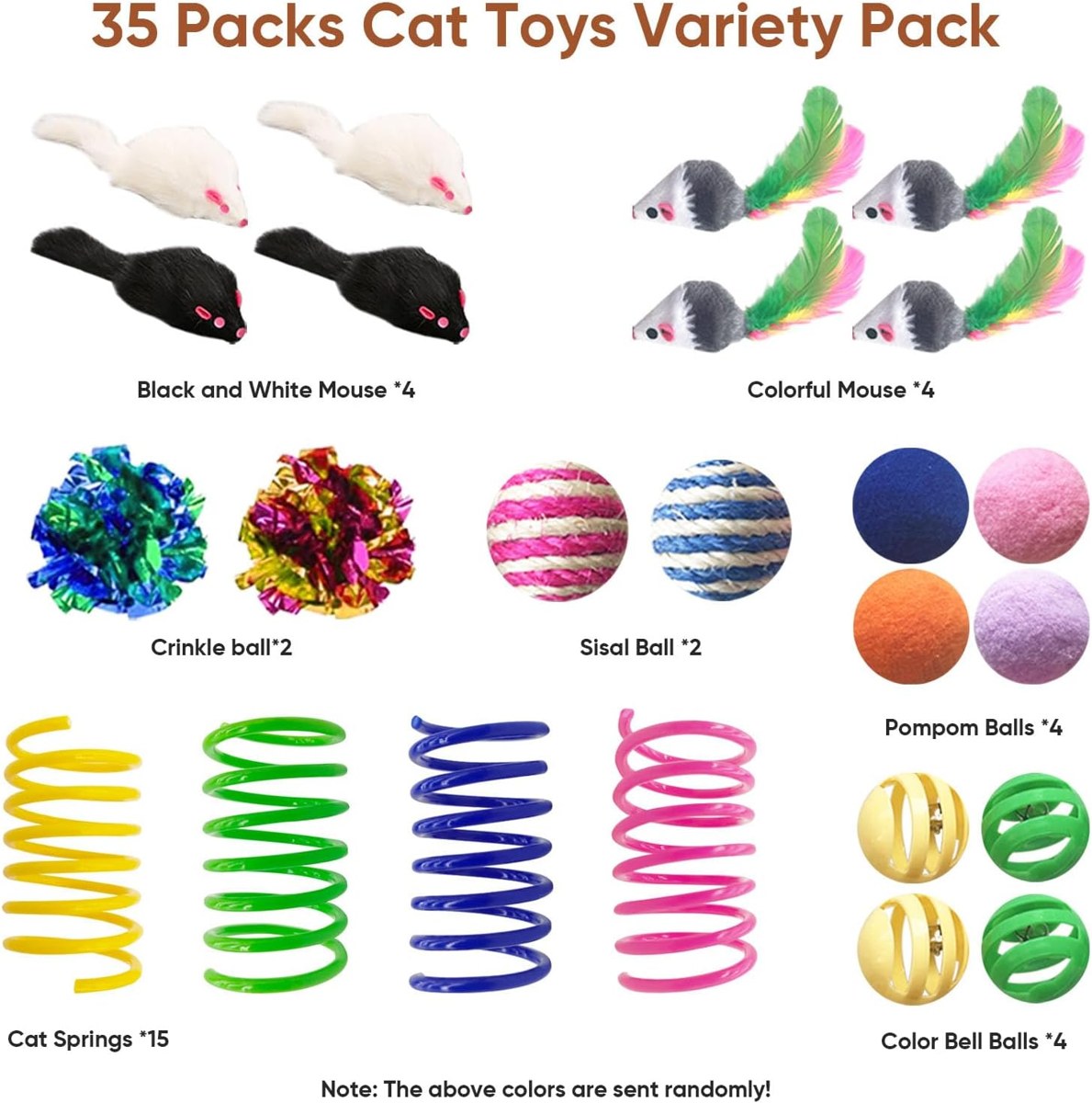 AGYM 35-Piece Cat Toy Set — photo 2